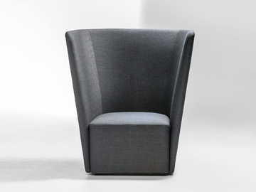 VELOUR - Armchair high-back by La Cividina - view 2